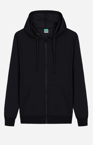 Personalize Full-Zip Hoodie I - Black