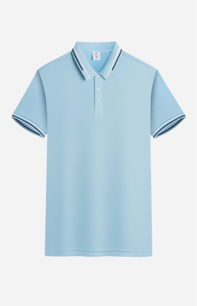 Personalize Men Polo - I Light Blue