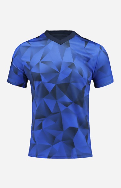 Personalize Men Soccer Jersey - XVI Bright Blue