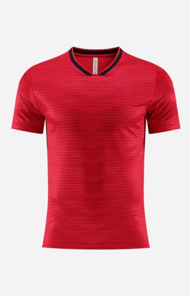 Personalize Men Soccer Jersey - VII Red