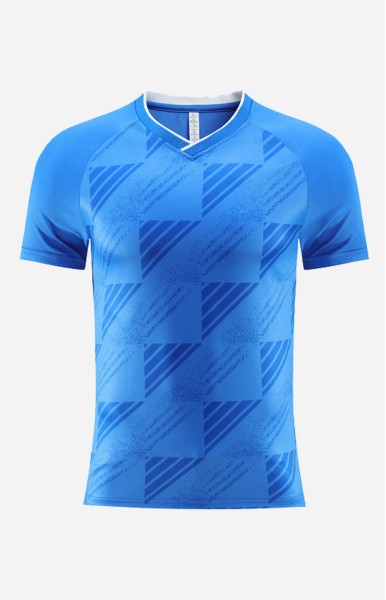 Personalize Men Soccer Jersey - XVII Blue