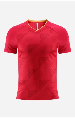 Personalize Men Soccer Jersey - XVII Red