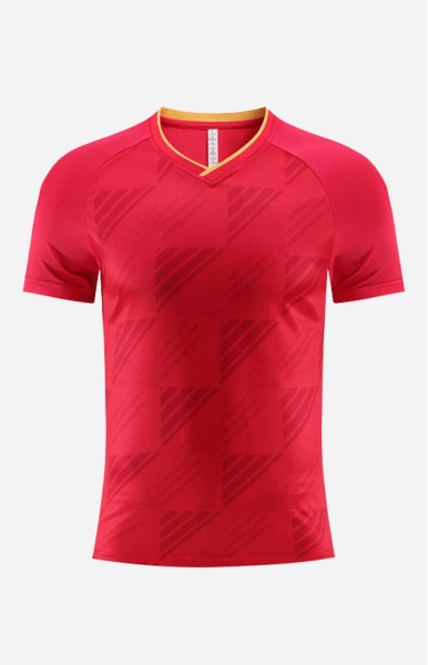 Personalize Men Soccer Jersey - XVII Red